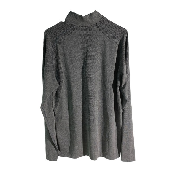 Lululemon Men’s Metal Vent Tech 1/2 Zip Pullover Top Sz L Gray - Picture 2 of 9